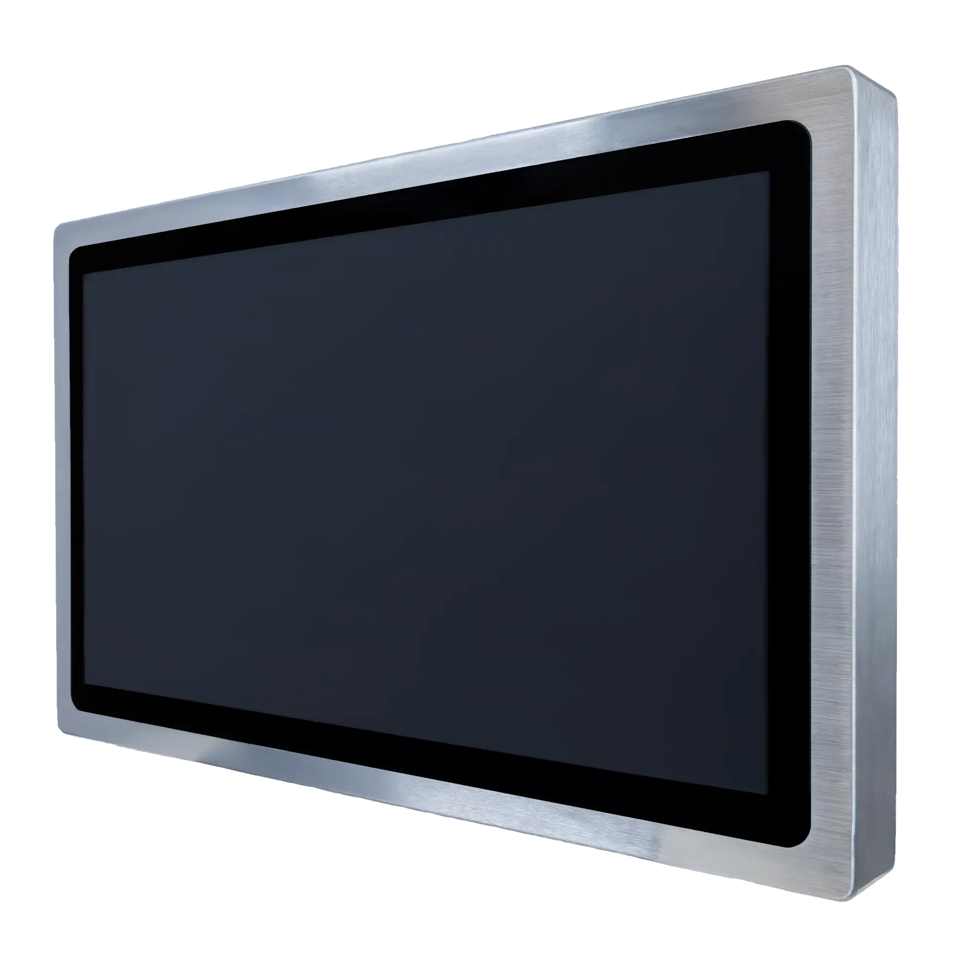 Industrie-Touchpanel mit schwarzem Bildschirm