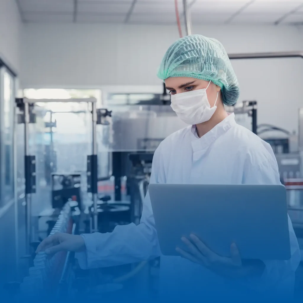 Mitarbeiterin-Lebensmittelindustrie