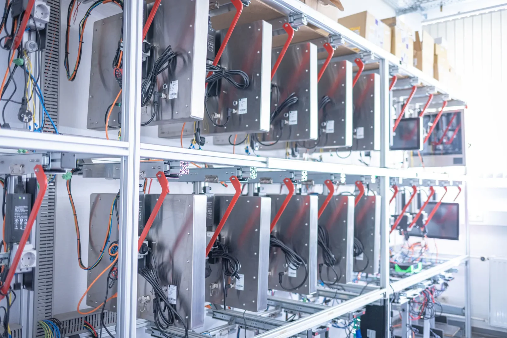 Burn-In-Regal seitlich