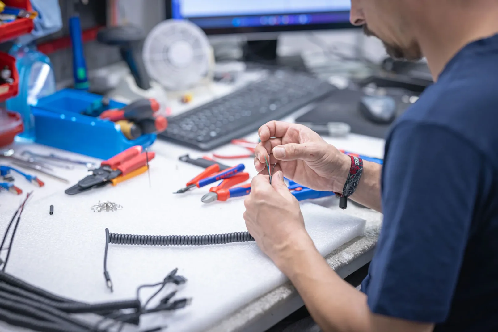 Kabelbaum vorbereiten